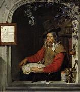 The Apothecary or The Chemist. Gabriel Metsu
